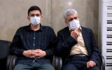 فرزند شهید احمدی روشن در دیدار دانشمندان با رهبر معظم انقلاب