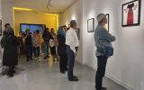 نمایشگاه تجسمی”پروانه آبی” آثار بانوان هنرمند در سنندج دایر شد
